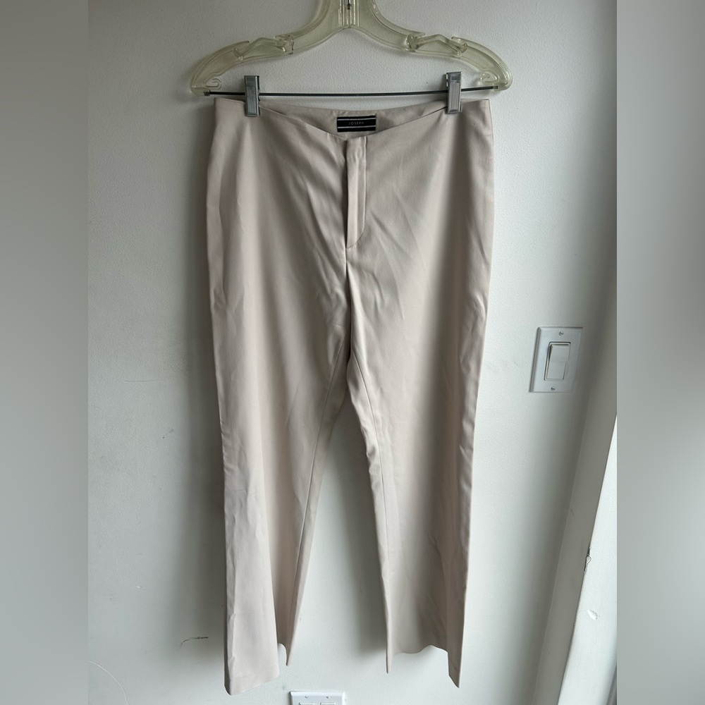 JOSEPH cream pants , made in France size large
